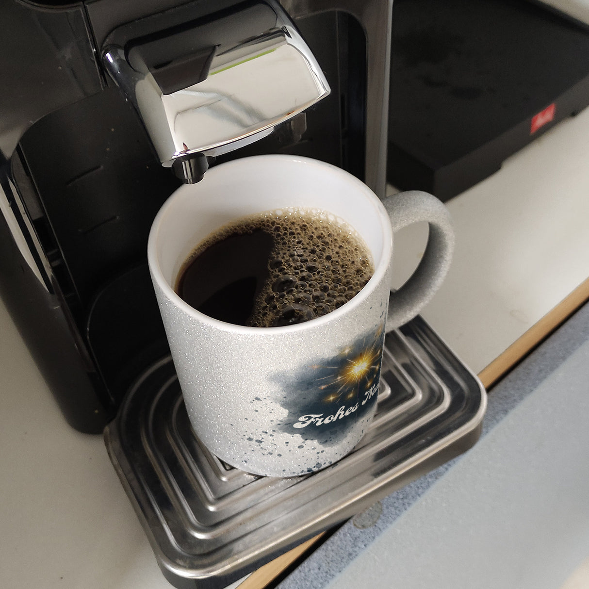 Feuerwerk Frohes Neues Silvester Kaffeebecher