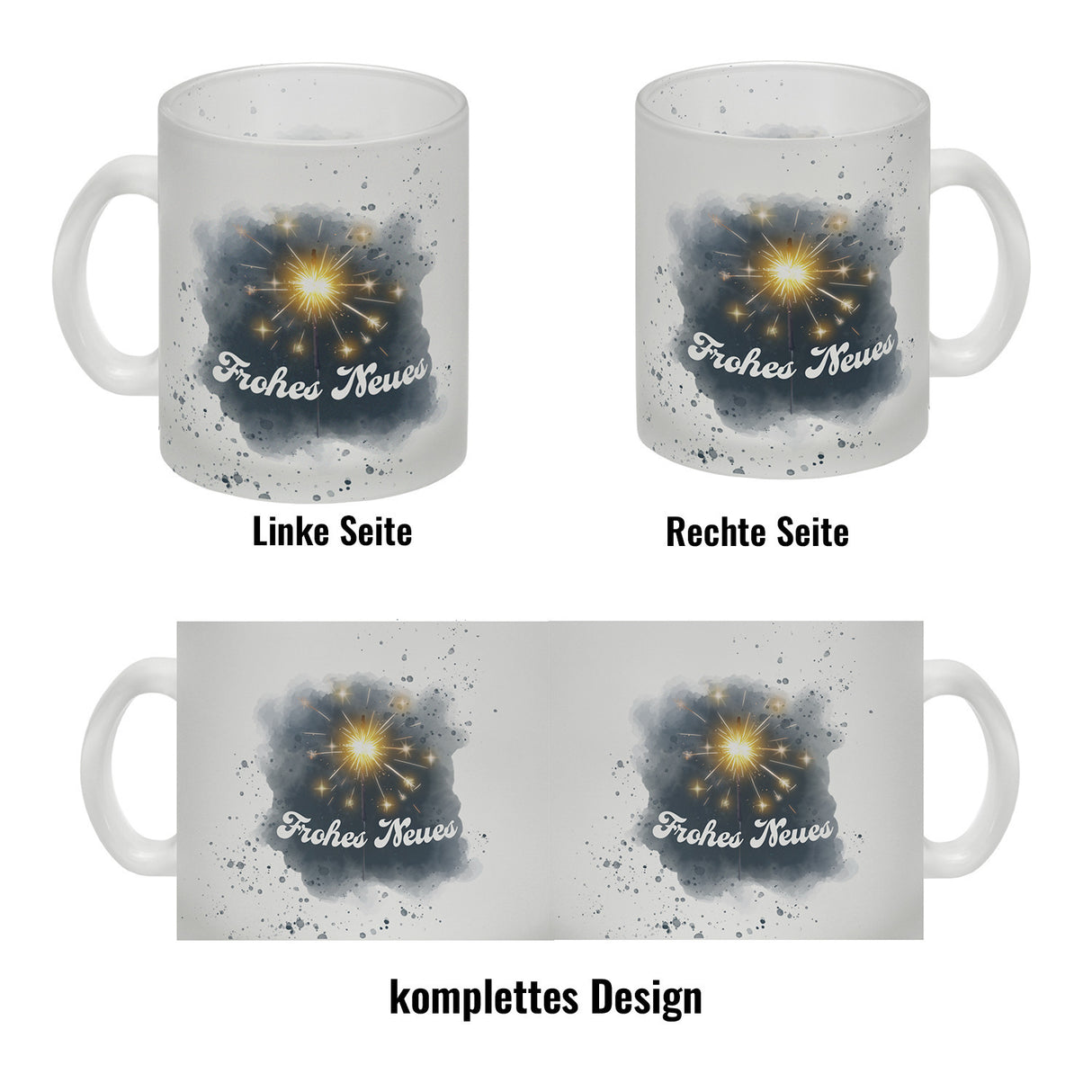 Feuerwerk Frohes Neues Silvester Kaffeebecher