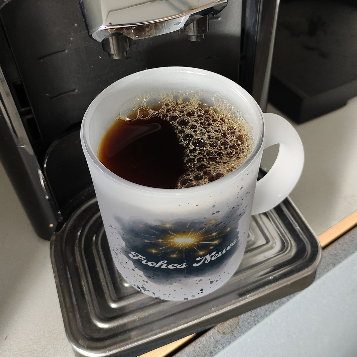 Feuerwerk Frohes Neues Silvester Kaffeebecher