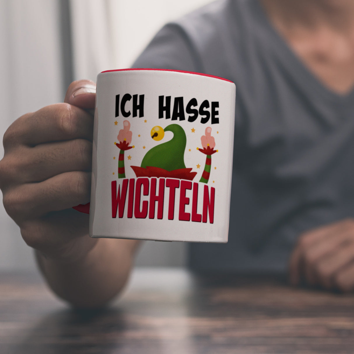 Ich hasse Wichteln Kaffeebecher
