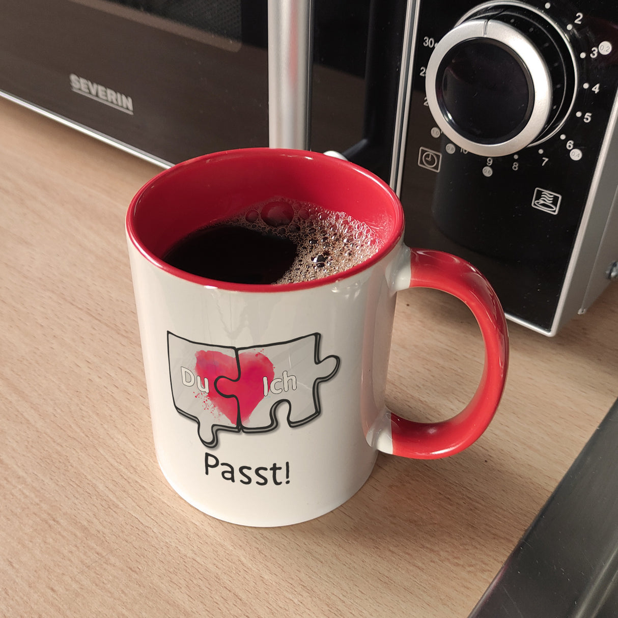 Du & Ich Passt Puzzleteile Kaffeebecher