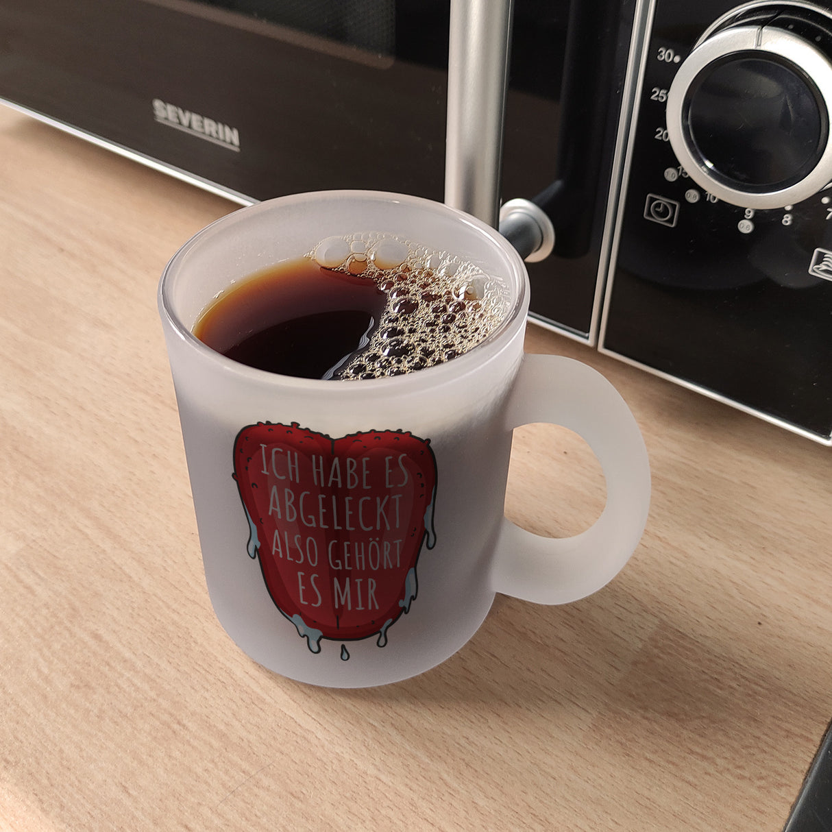 Ich habe es abgeleckt also gehört es mir Kaffeebecher