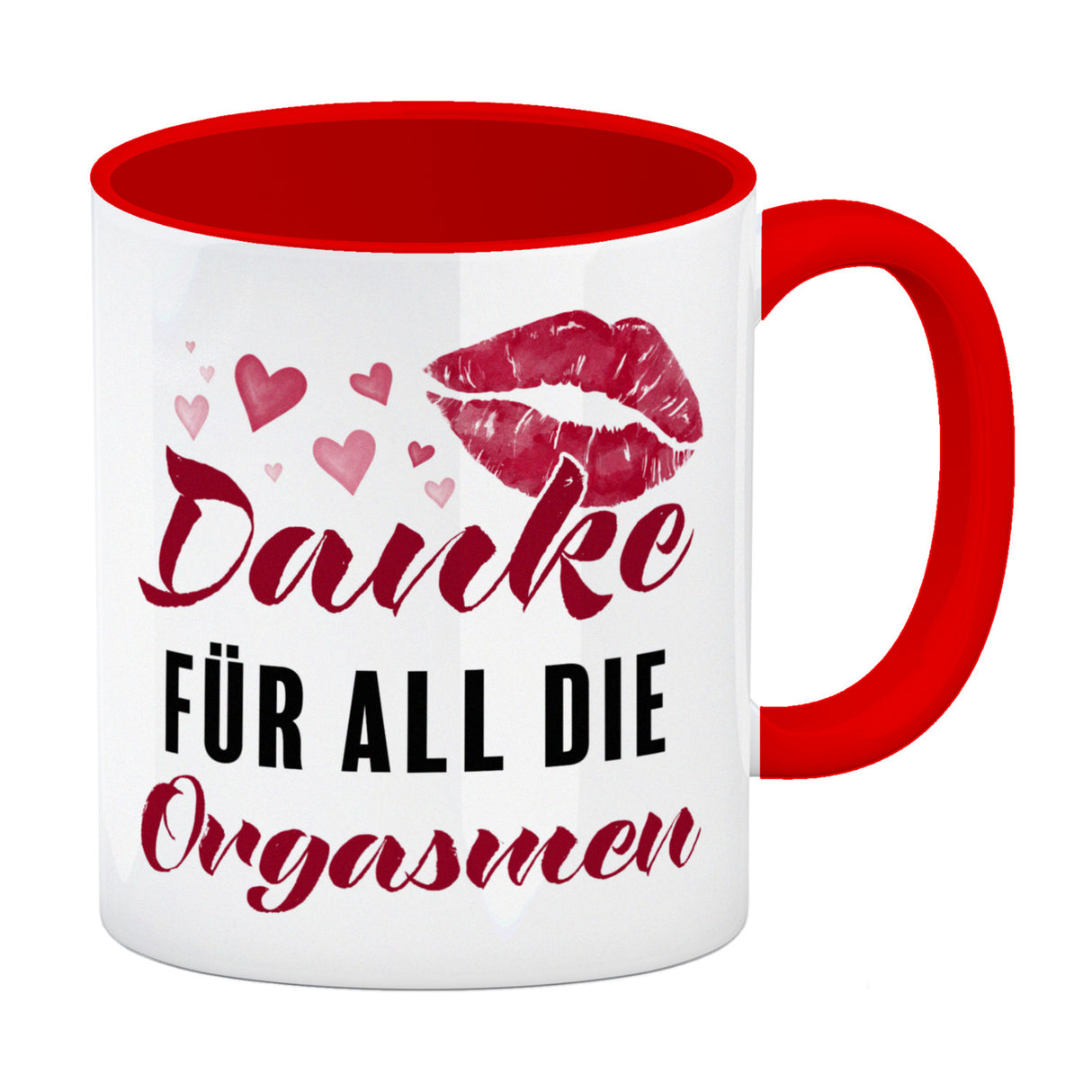 Danke für all die Orgasmen Kaffeebecher