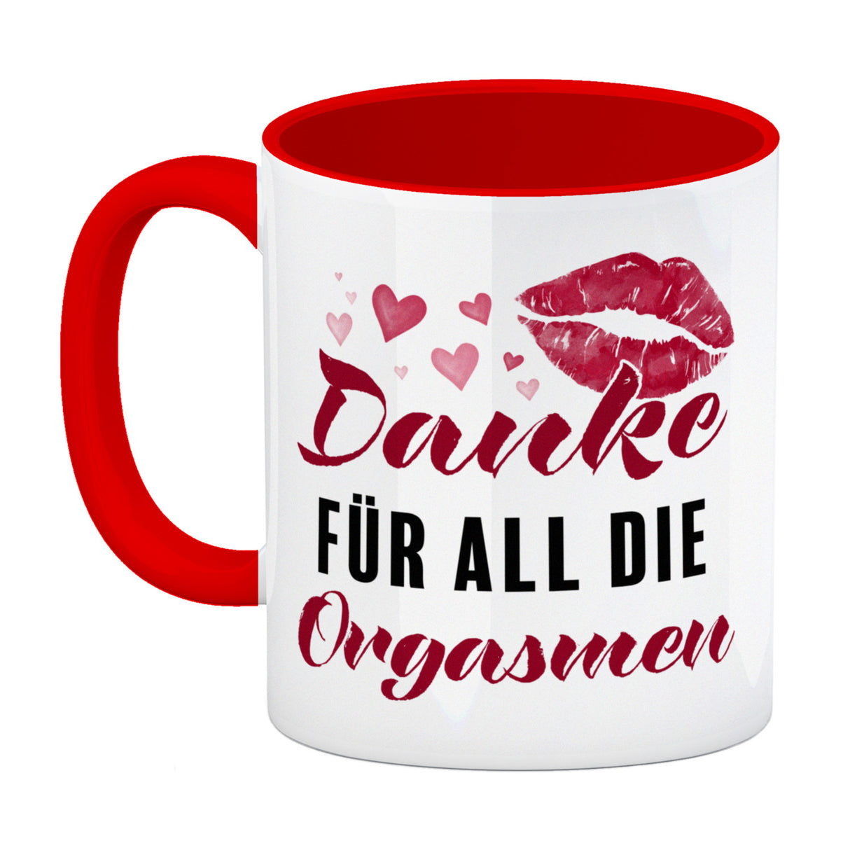 Danke für all die Orgasmen Kaffeebecher