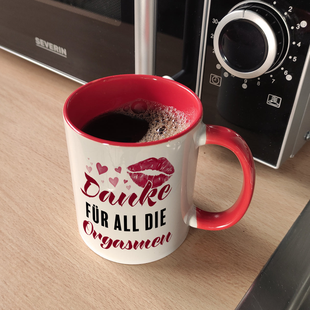 Danke für all die Orgasmen Kaffeebecher