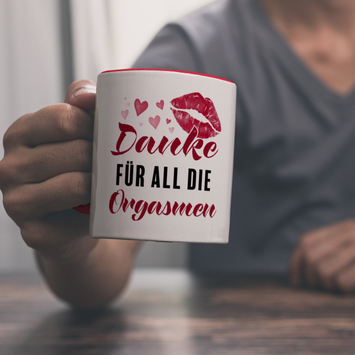 Danke für all die Orgasmen Kaffeebecher