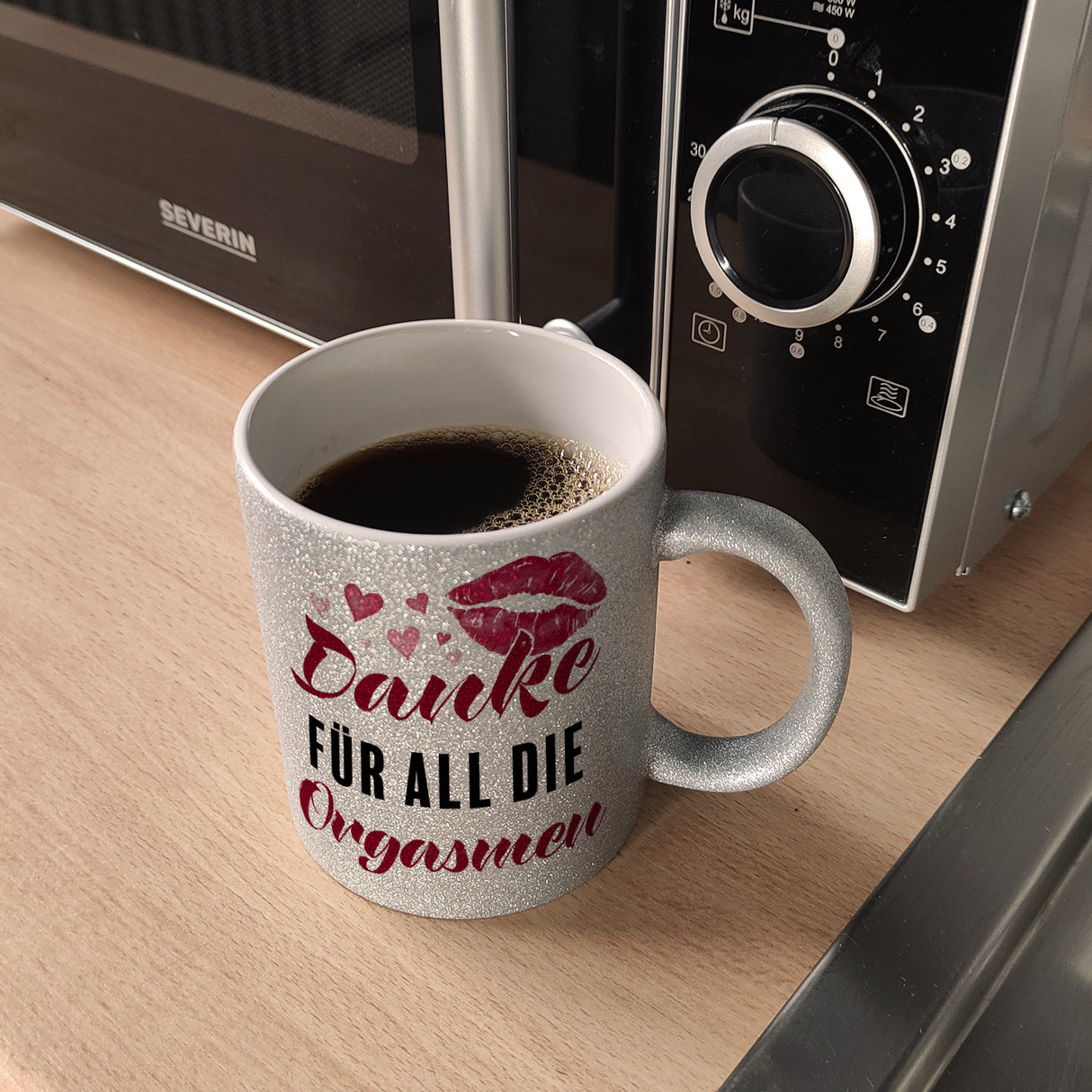 Danke für all die Orgasmen Kaffeebecher