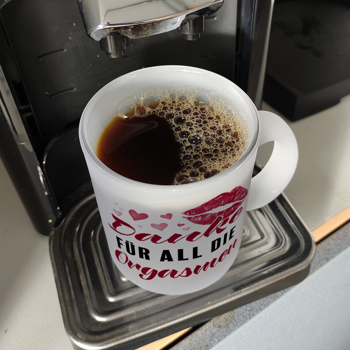 Danke für all die Orgasmen Kaffeebecher