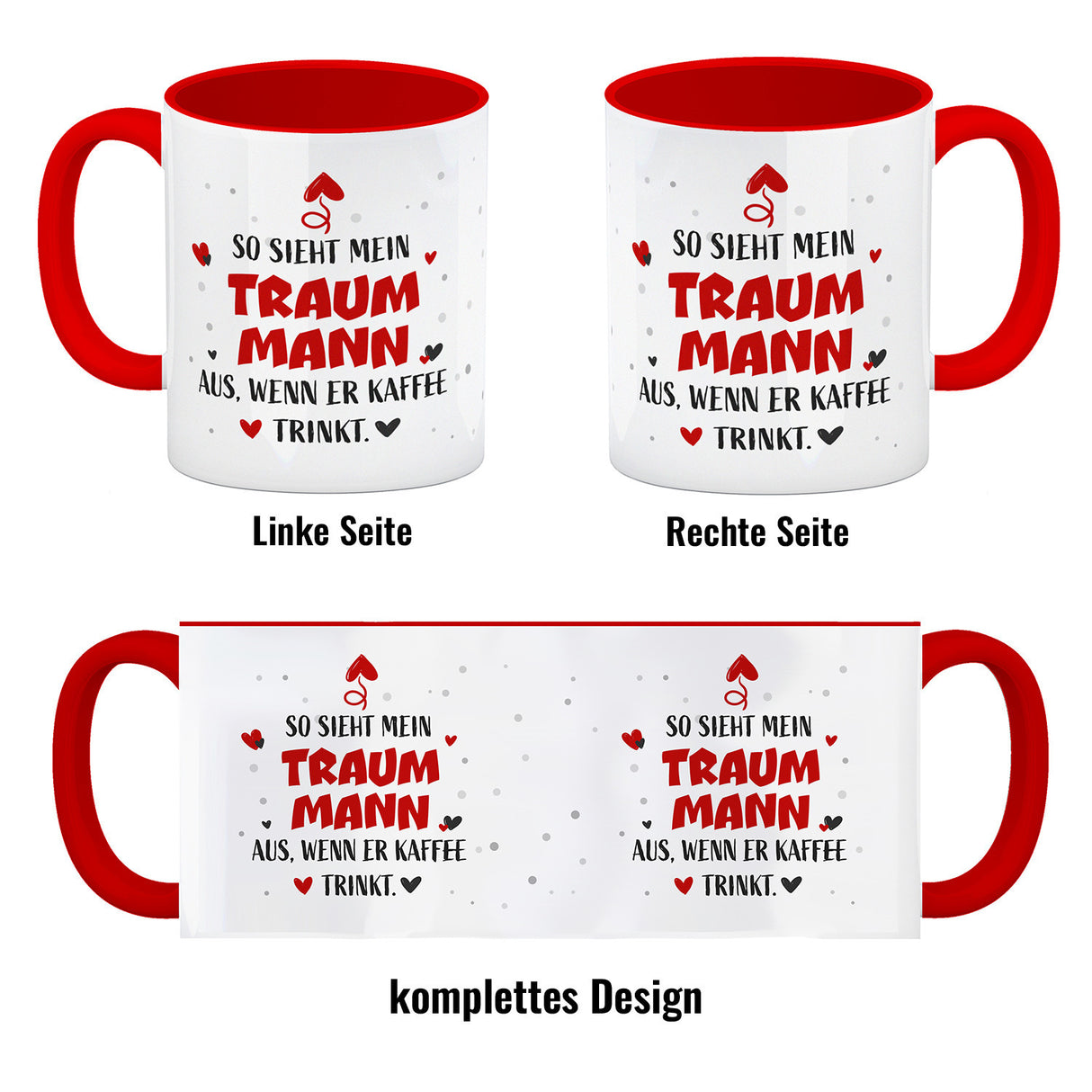 So sieht mein Traummann aus wenn er Kaffee trinkt Kaffeebecher