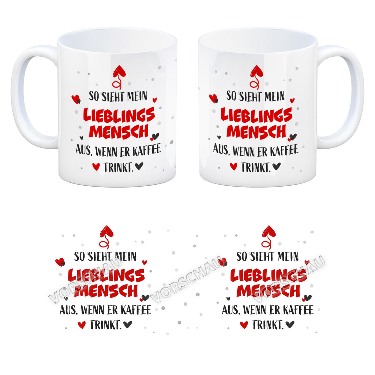 So sieht mein Traummann aus wenn er Kaffee trinkt Kaffeebecher