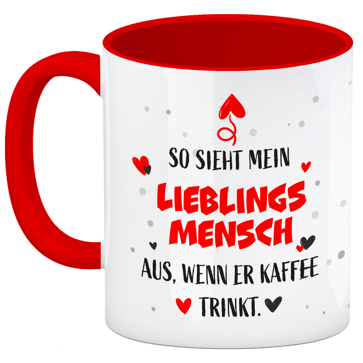 So sieht mein Traummann aus wenn er Kaffee trinkt Kaffeebecher