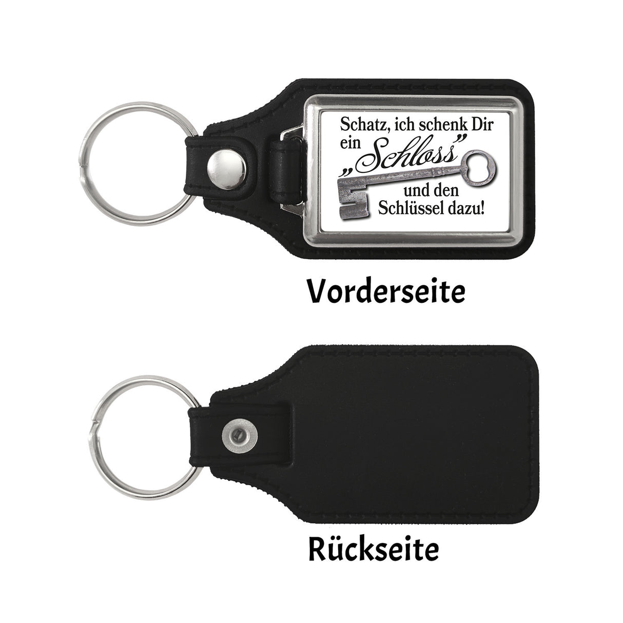 Schatz ich schenk dir ein Schloss Schlüsselanhänger