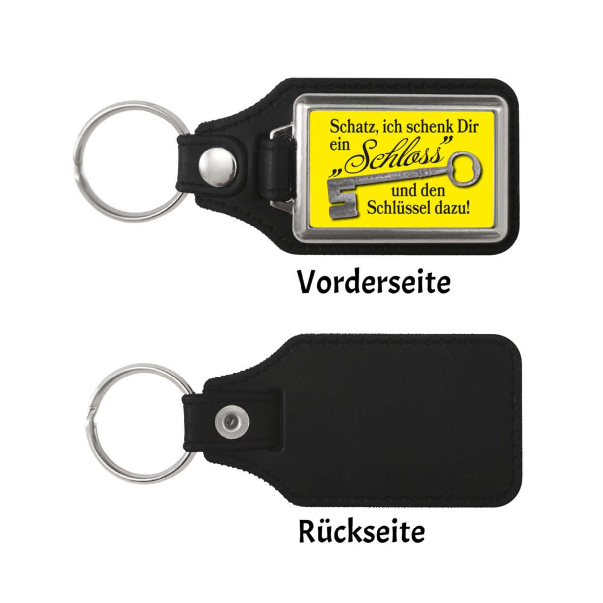 Schatz ich schenk dir ein Schloss Schlüsselanhänger