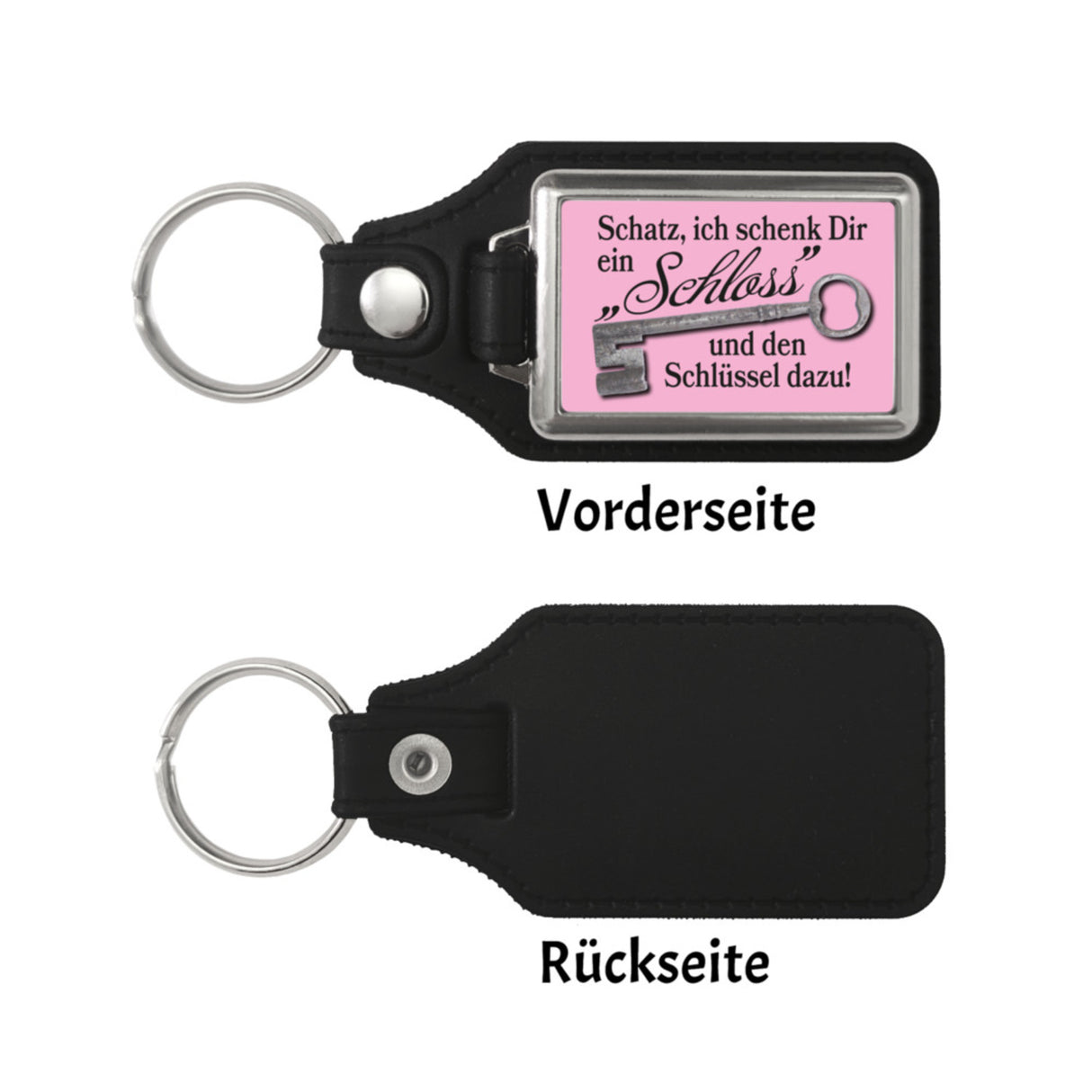 Schatz ich schenk dir ein Schloss Schlüsselanhänger