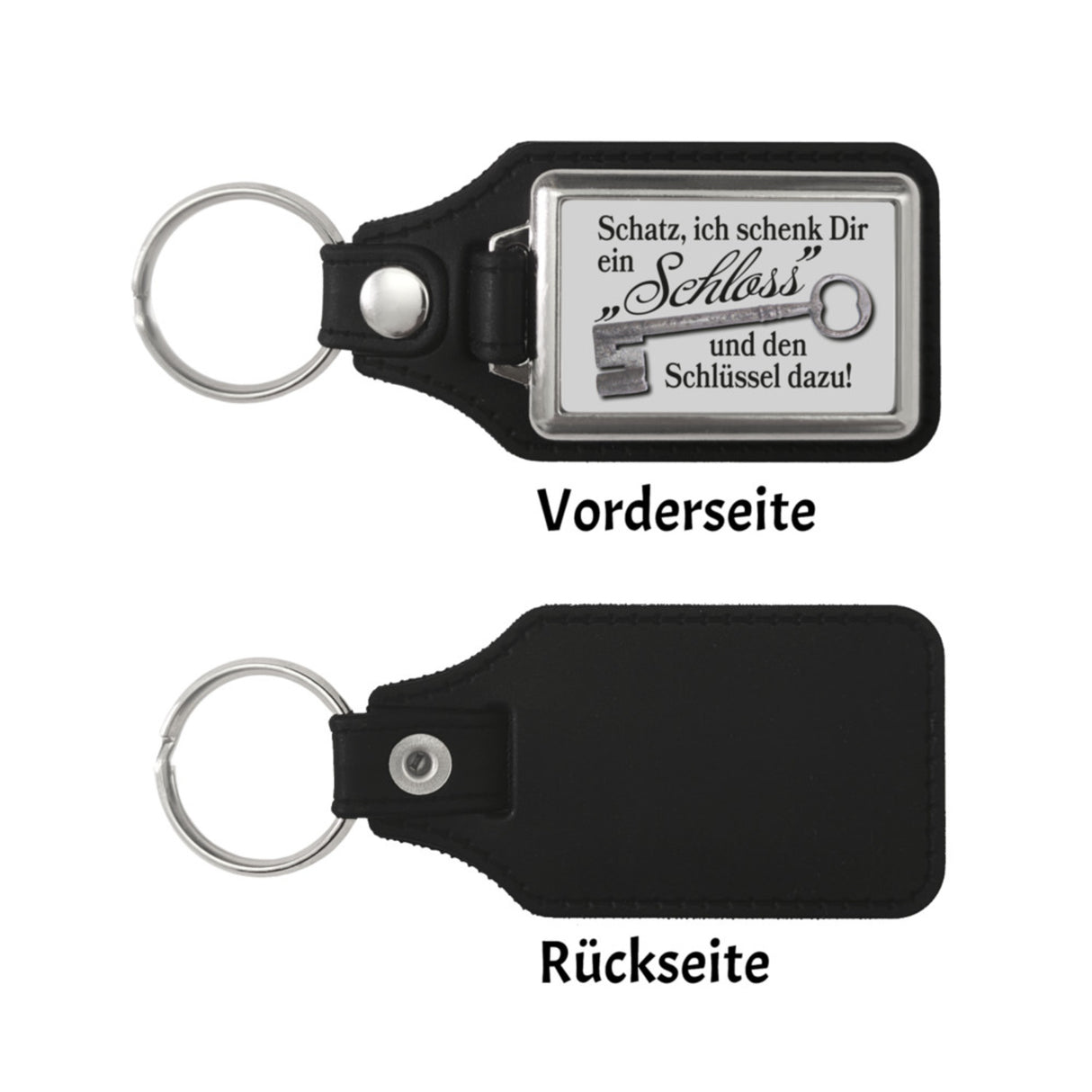 Schatz ich schenk dir ein Schloss Schlüsselanhänger