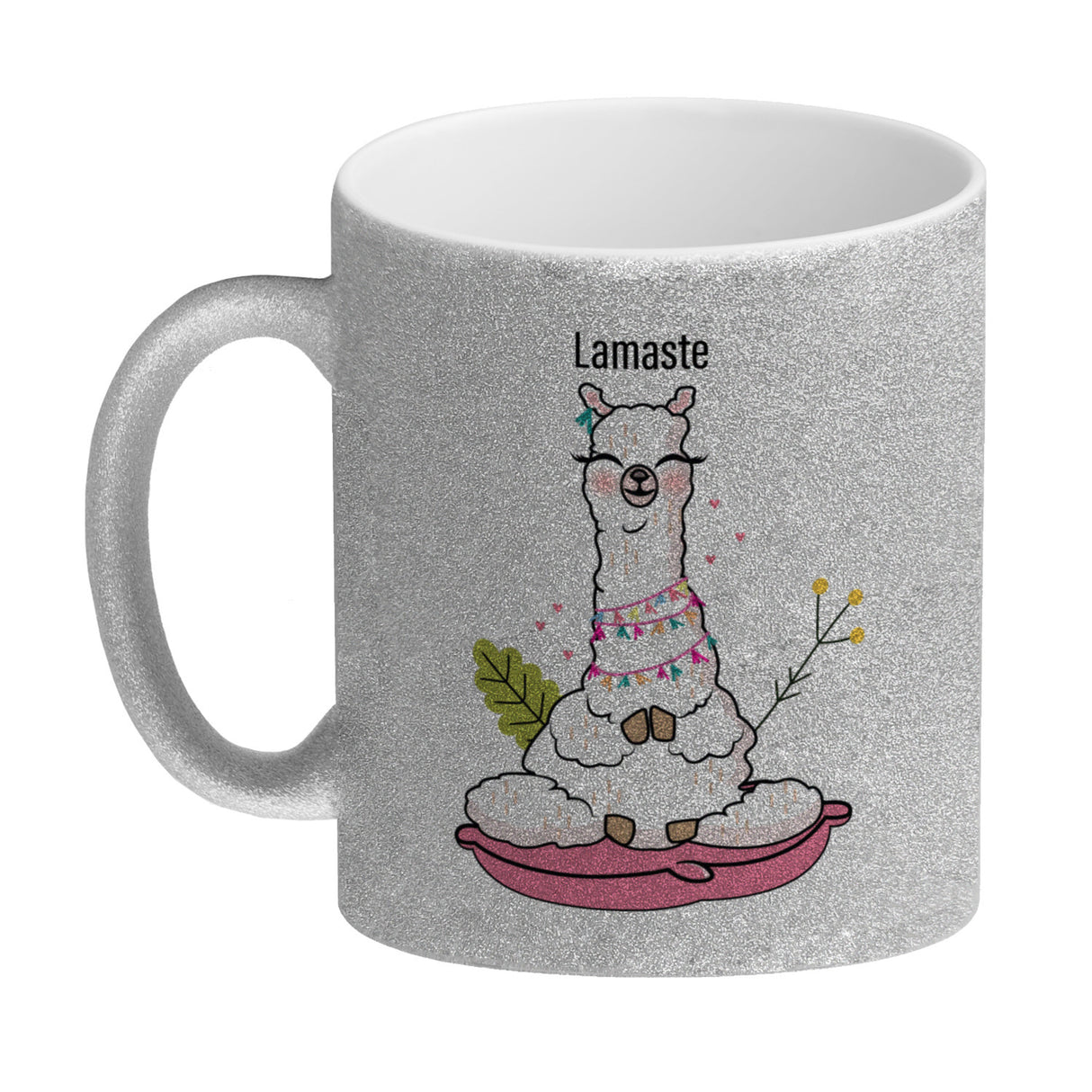 Lamaste Lama-Kaffeebecher mit Alpaka-Motiv