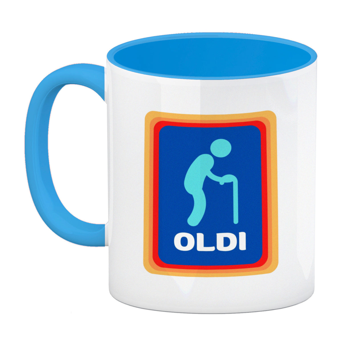 Oldi Discounter Kaffeebecher für Papa