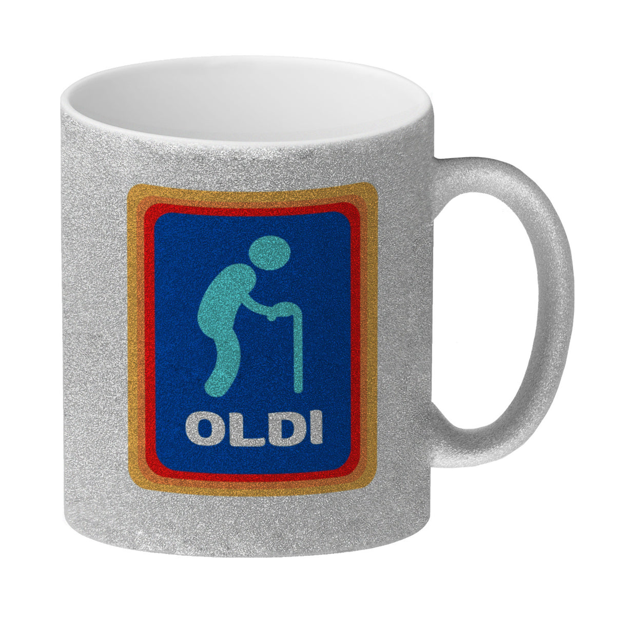 Oldi Discounter Kaffeebecher für Papa