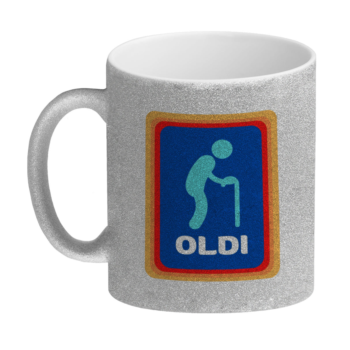 Oldi Discounter Kaffeebecher für Papa