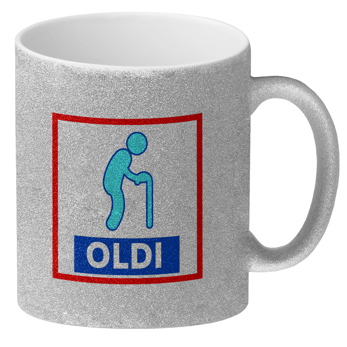 Oldi Discounter Kaffeebecher für Papa