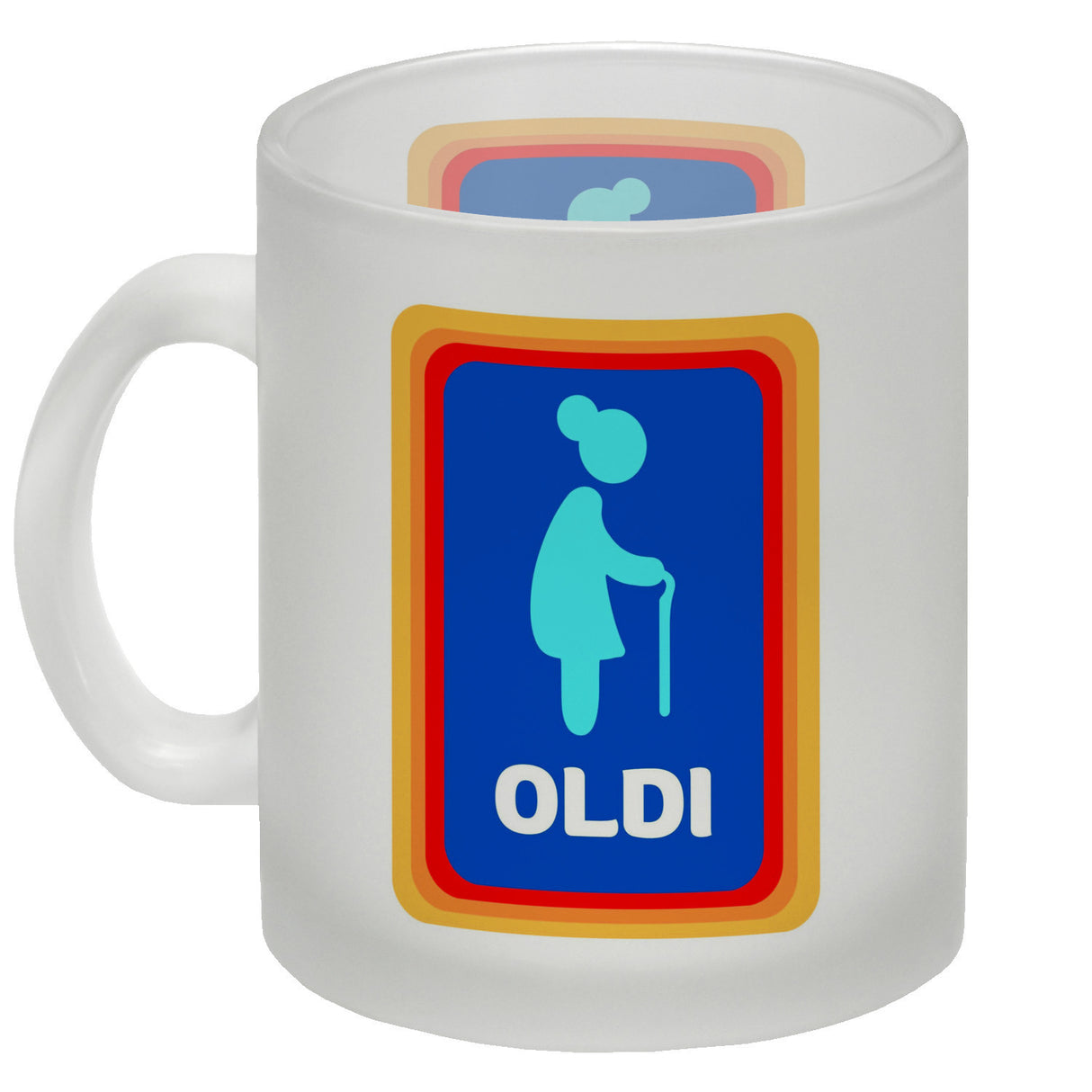 Oldi Discounter Kaffeebecher für Papa