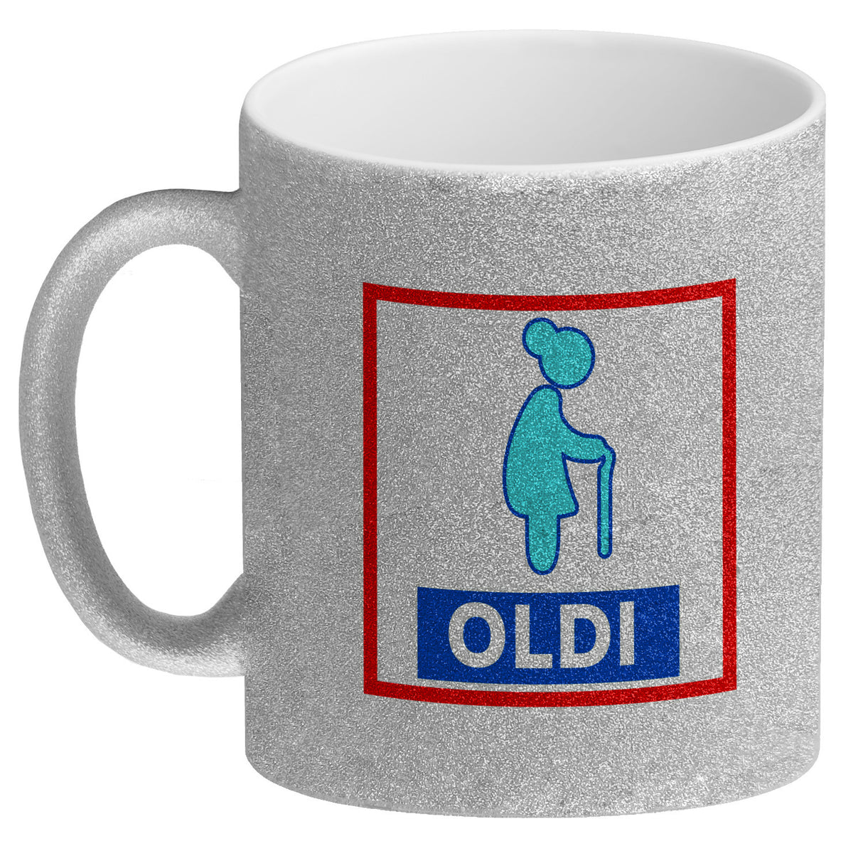 Oldi Discounter Kaffeebecher für Papa