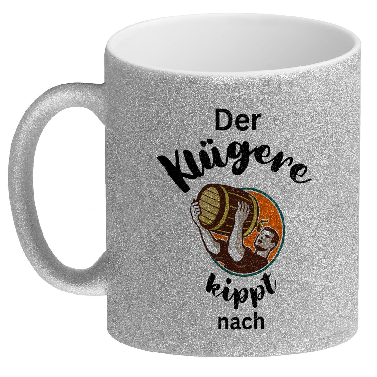 Der Klügere kippt Kaffee nach Kaffeebecher