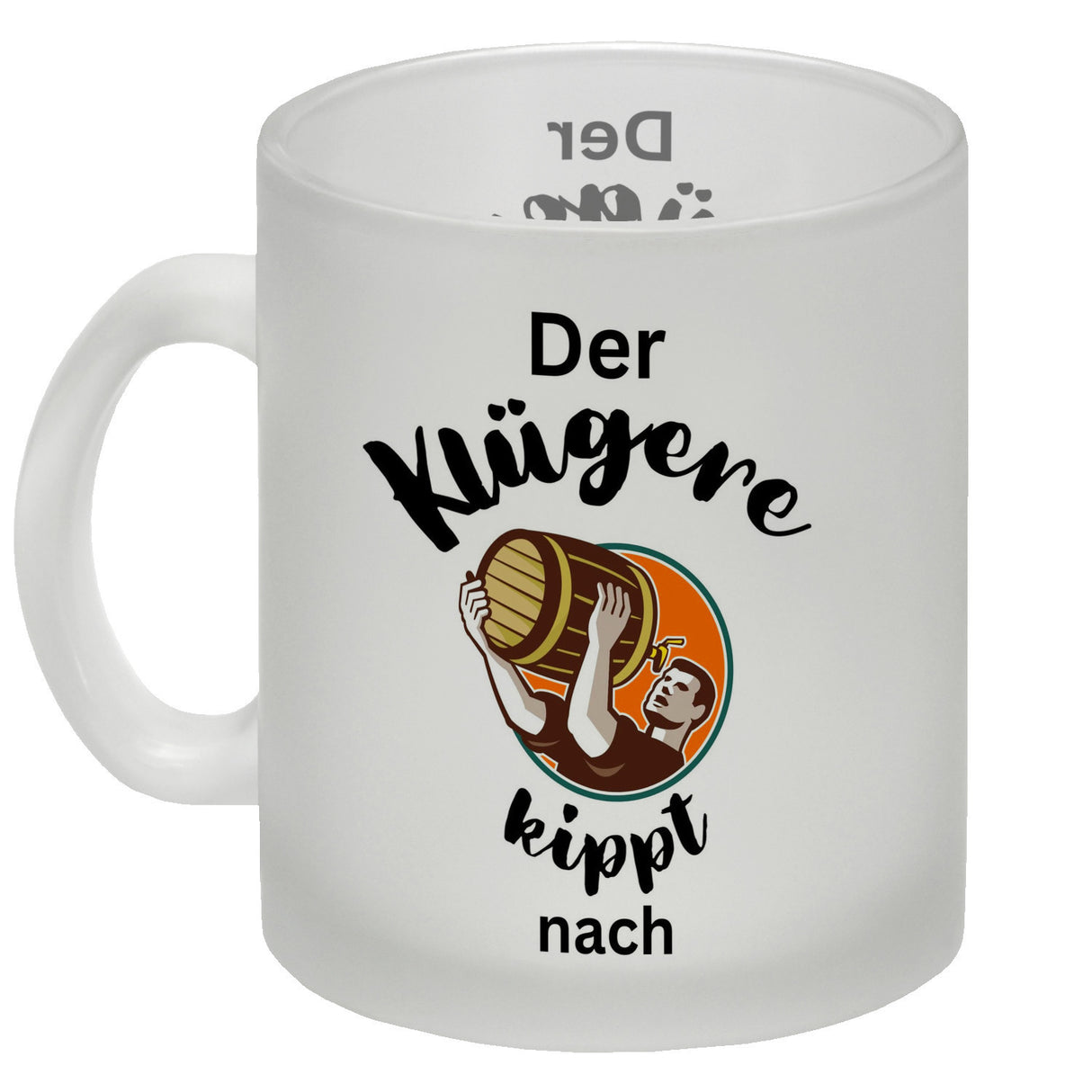 Der Klügere kippt Kaffee nach Kaffeebecher