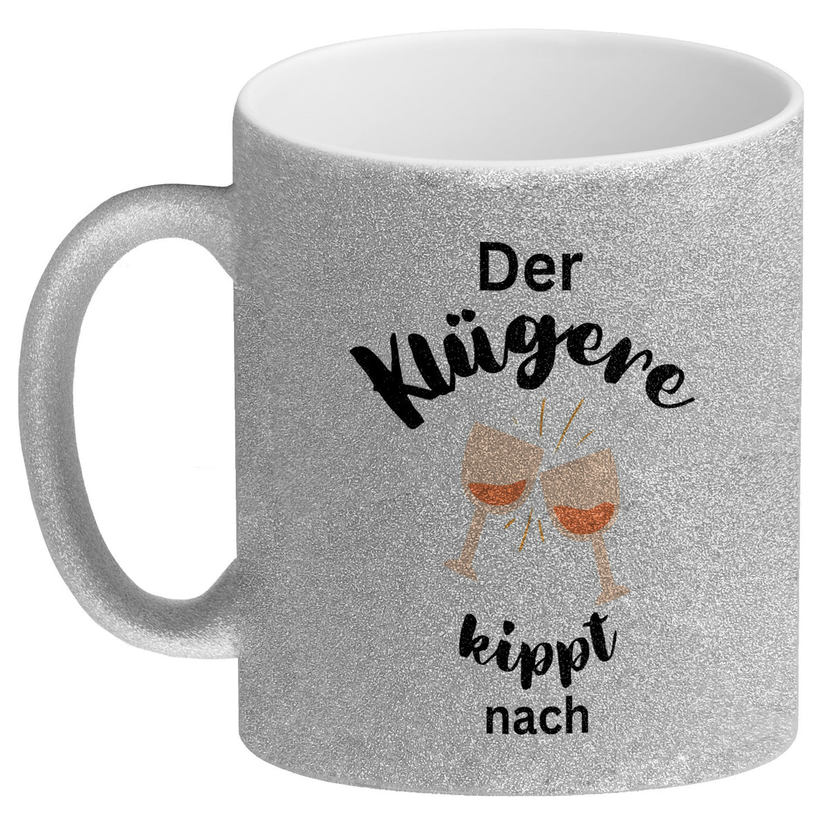 Der Klügere kippt Kaffee nach Kaffeebecher