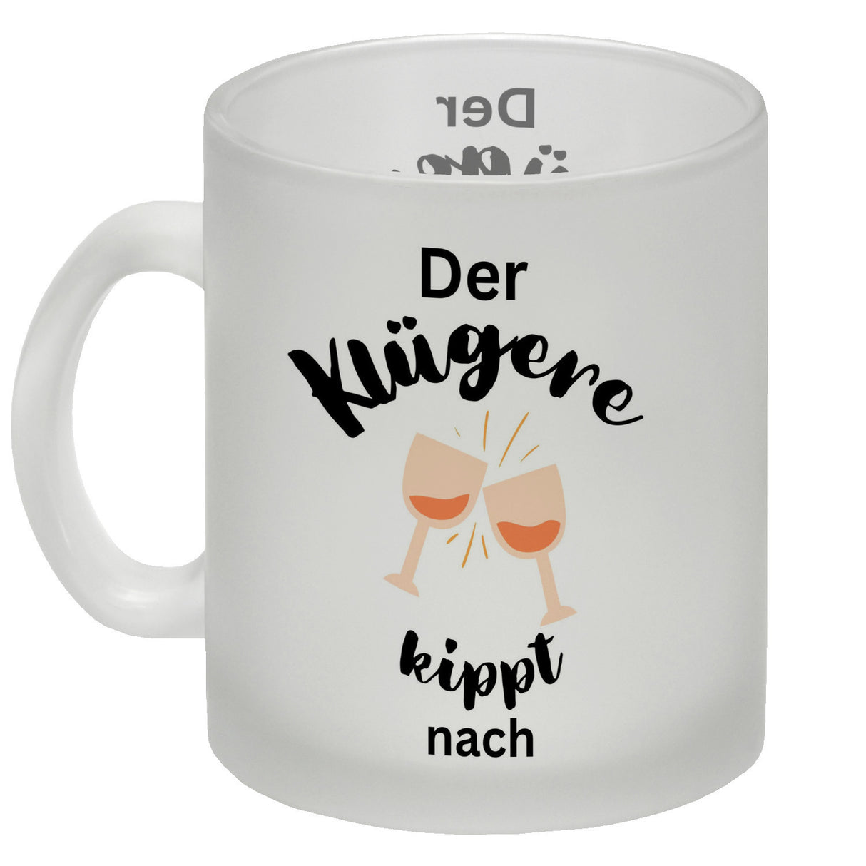 Der Klügere kippt Kaffee nach Kaffeebecher