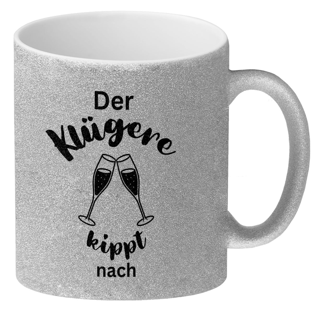 Der Klügere kippt Kaffee nach Kaffeebecher