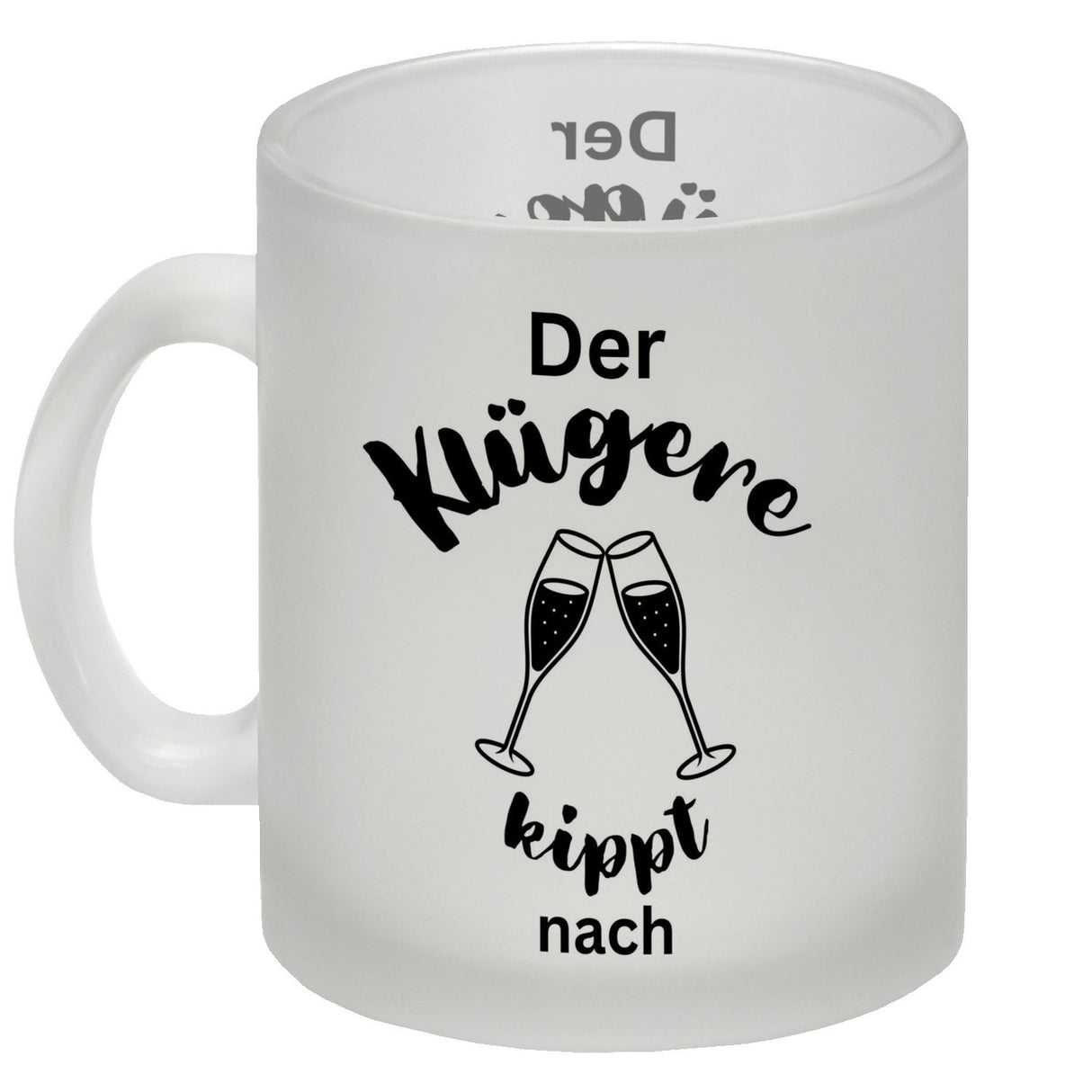 Der Klügere kippt Kaffee nach Kaffeebecher