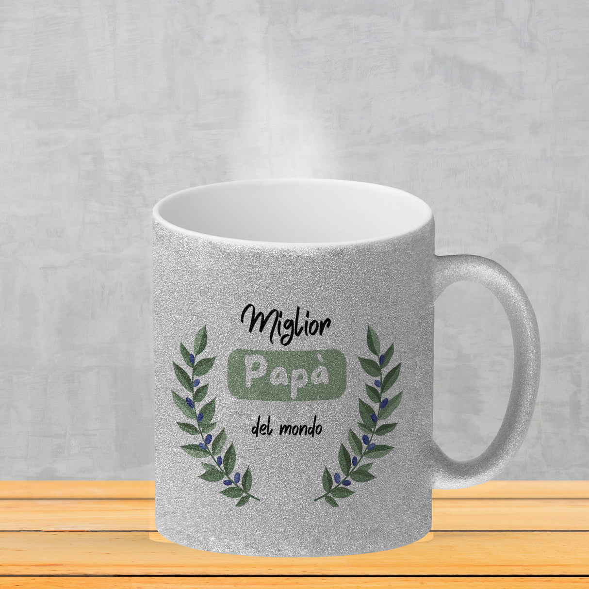 Migliore Mamma del mondo Kaffeebecher mit Olivenzweig