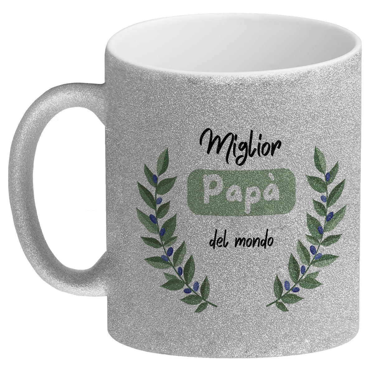 Migliore Mamma del mondo Kaffeebecher mit Olivenzweig