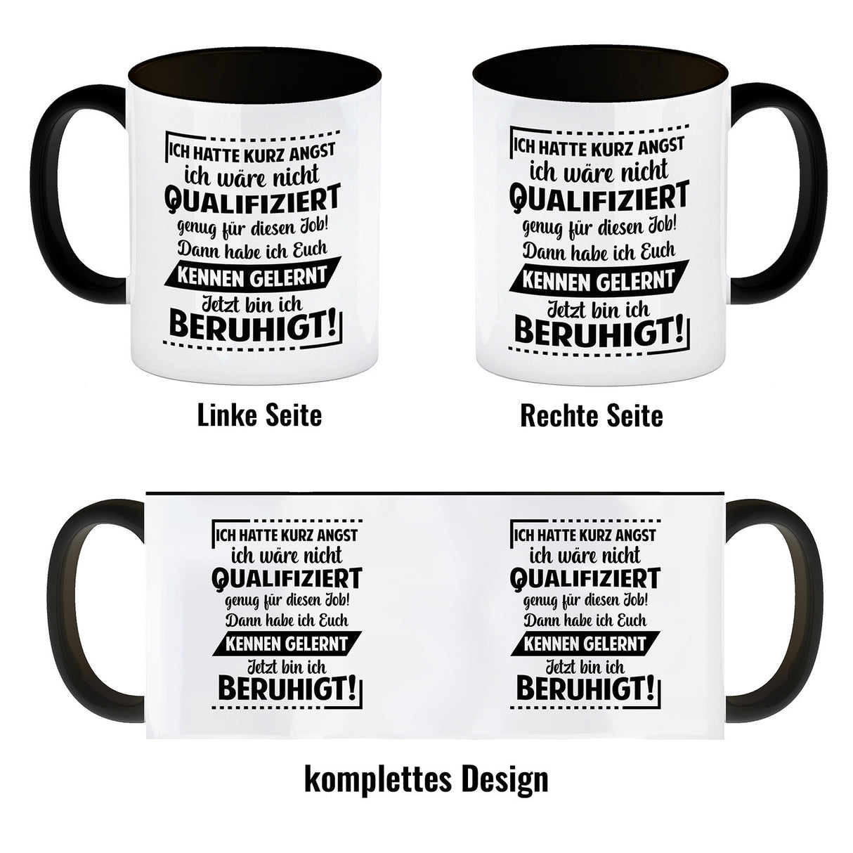Unqualifizierte Kollegen Kaffeebecher