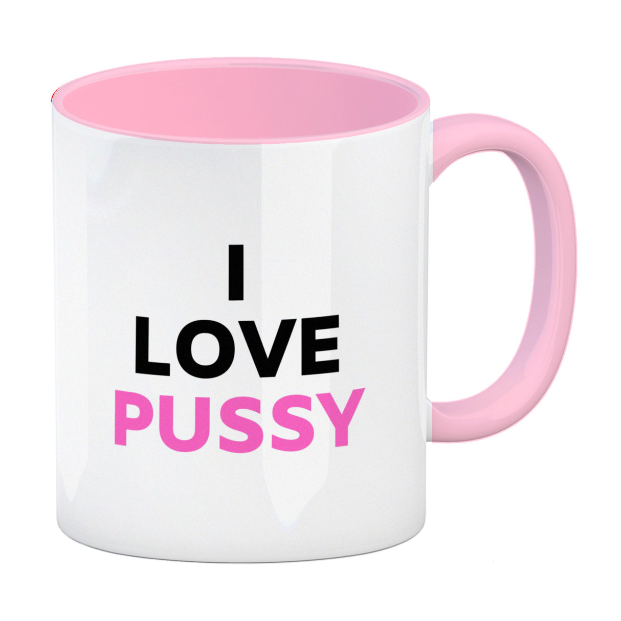 I Love Pussy Kaffeebecher
