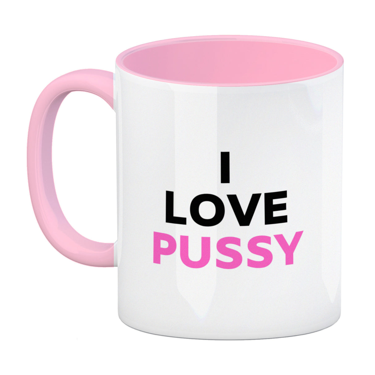 I Love Pussy Kaffeebecher