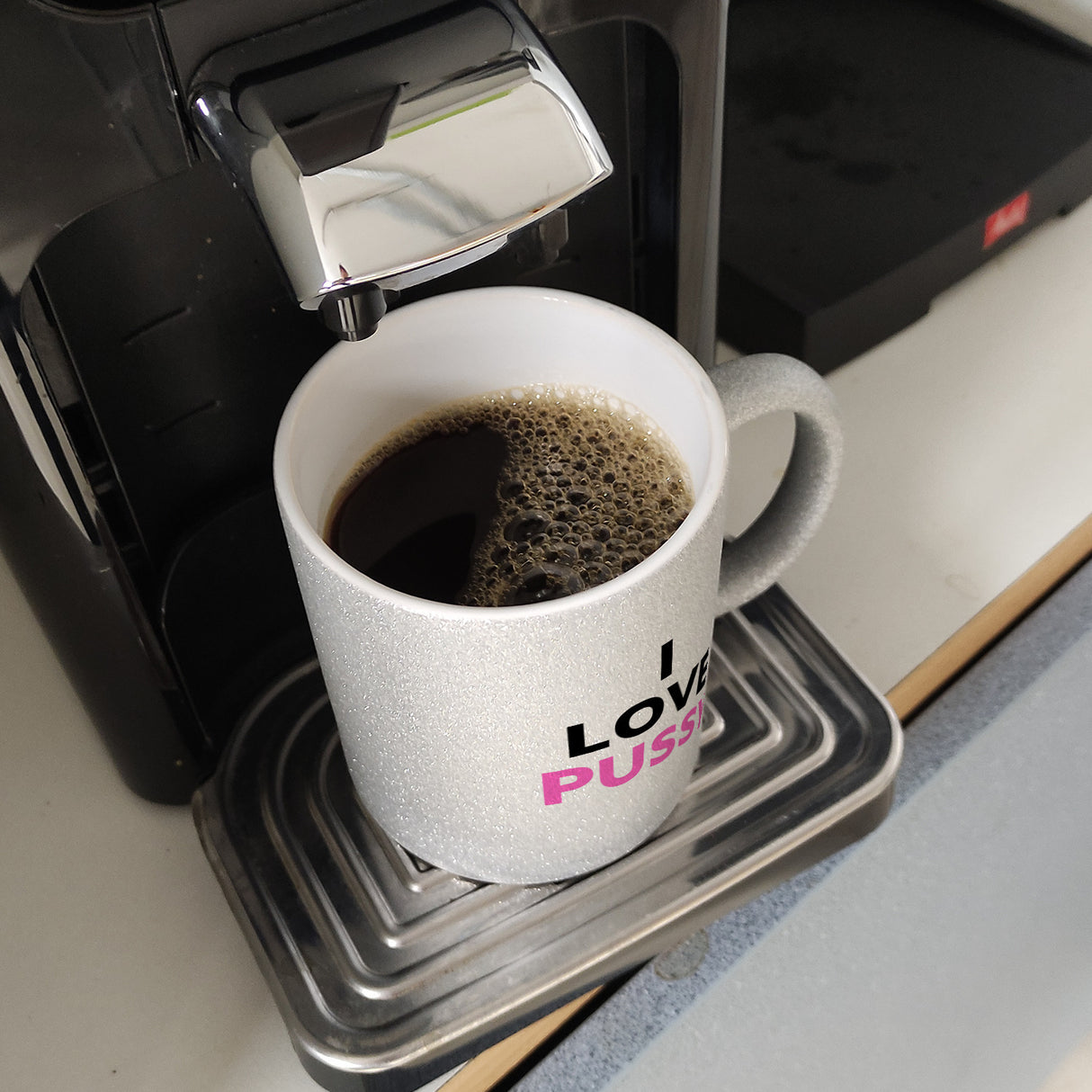 I Love Pussy Kaffeebecher