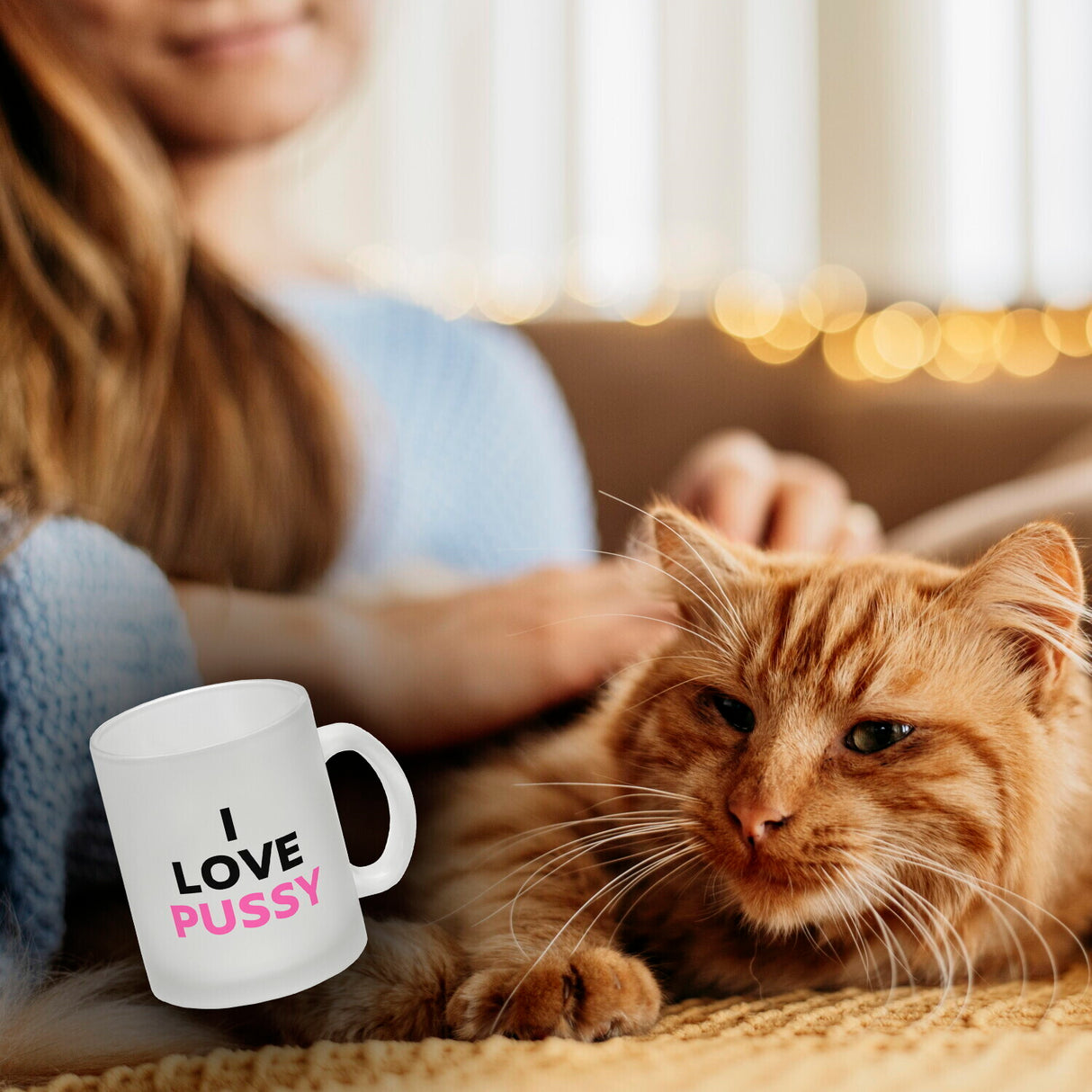 I Love Pussy Kaffeebecher