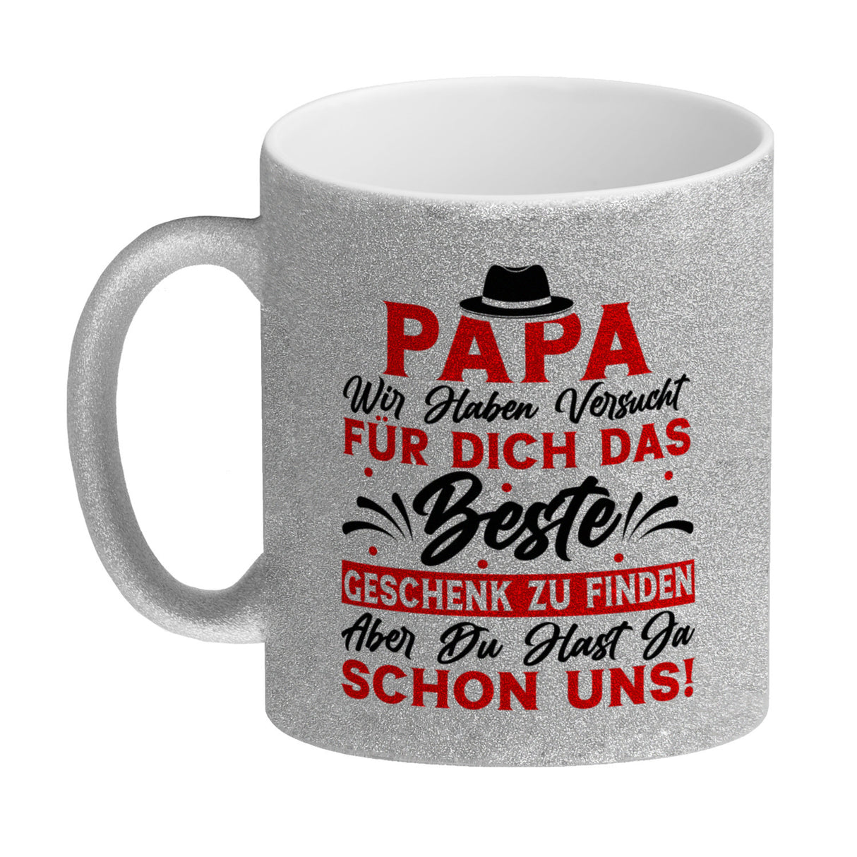 Papa wir haben versucht das beste Geschenk zu finden... Kaffeebecher