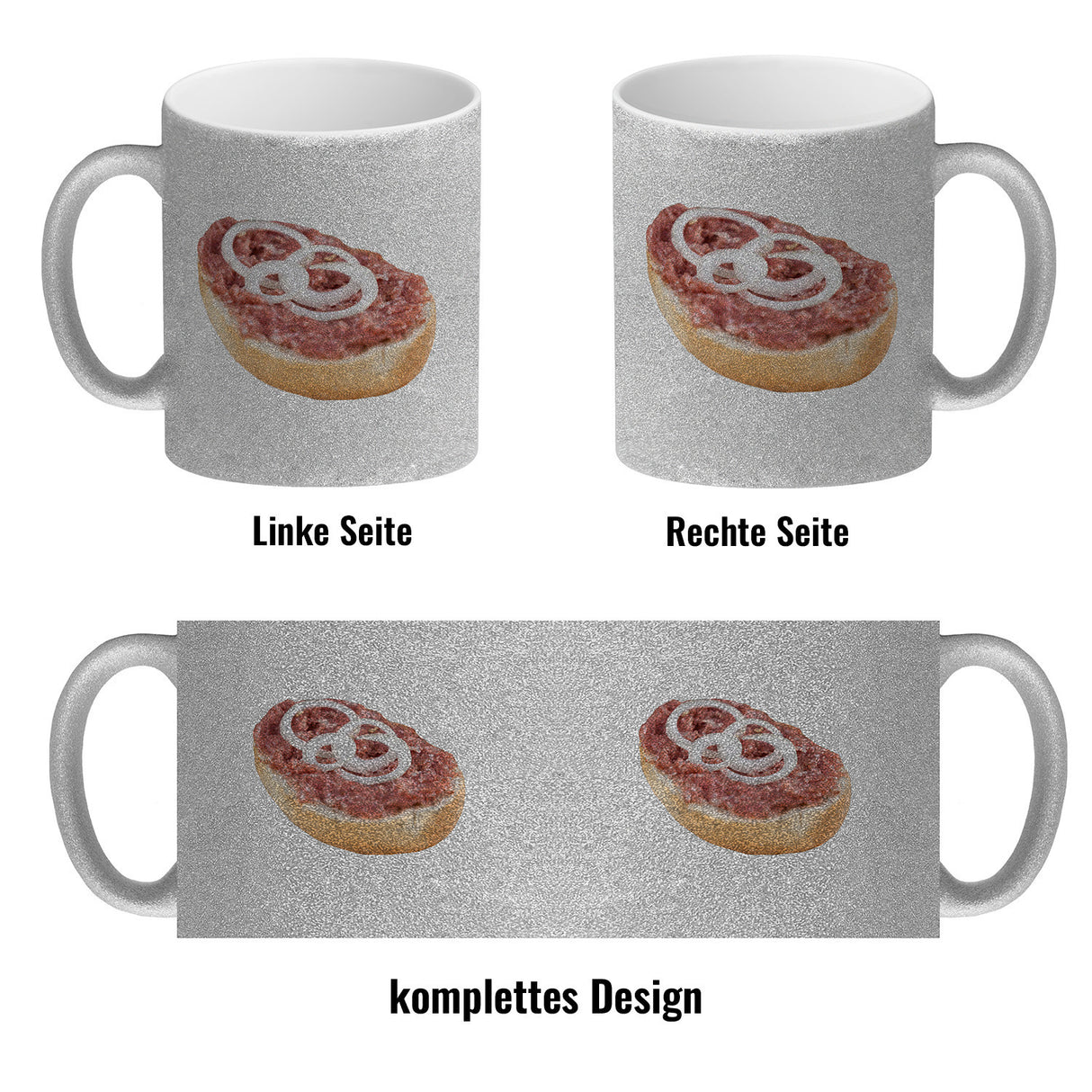 Mettbrötchen Kaffeebecher