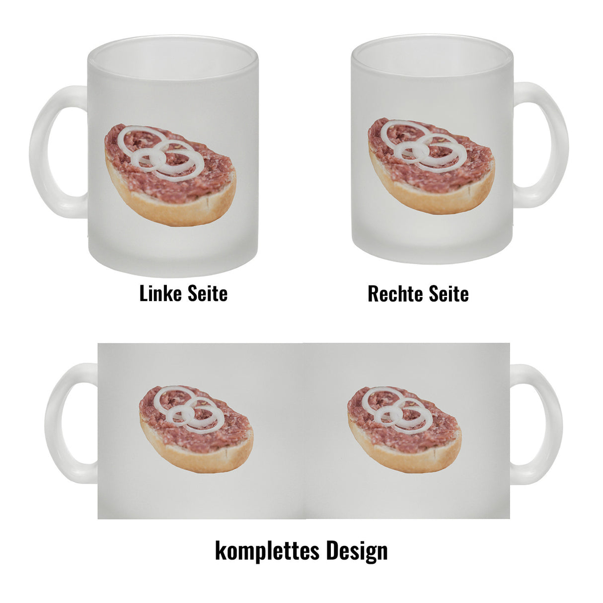 Mettbrötchen Kaffeebecher