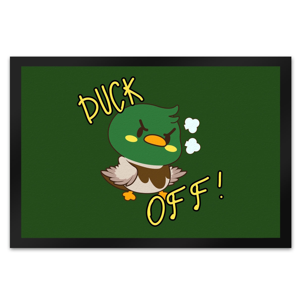 Enten Fußmatte in 35x50 cm mit Spruch DUCK OFF!