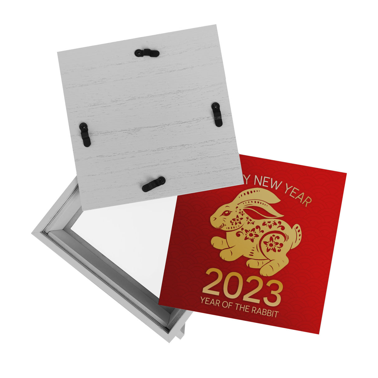 Happy Year of the Rabbit 2023 Spardose mit Kaninchen