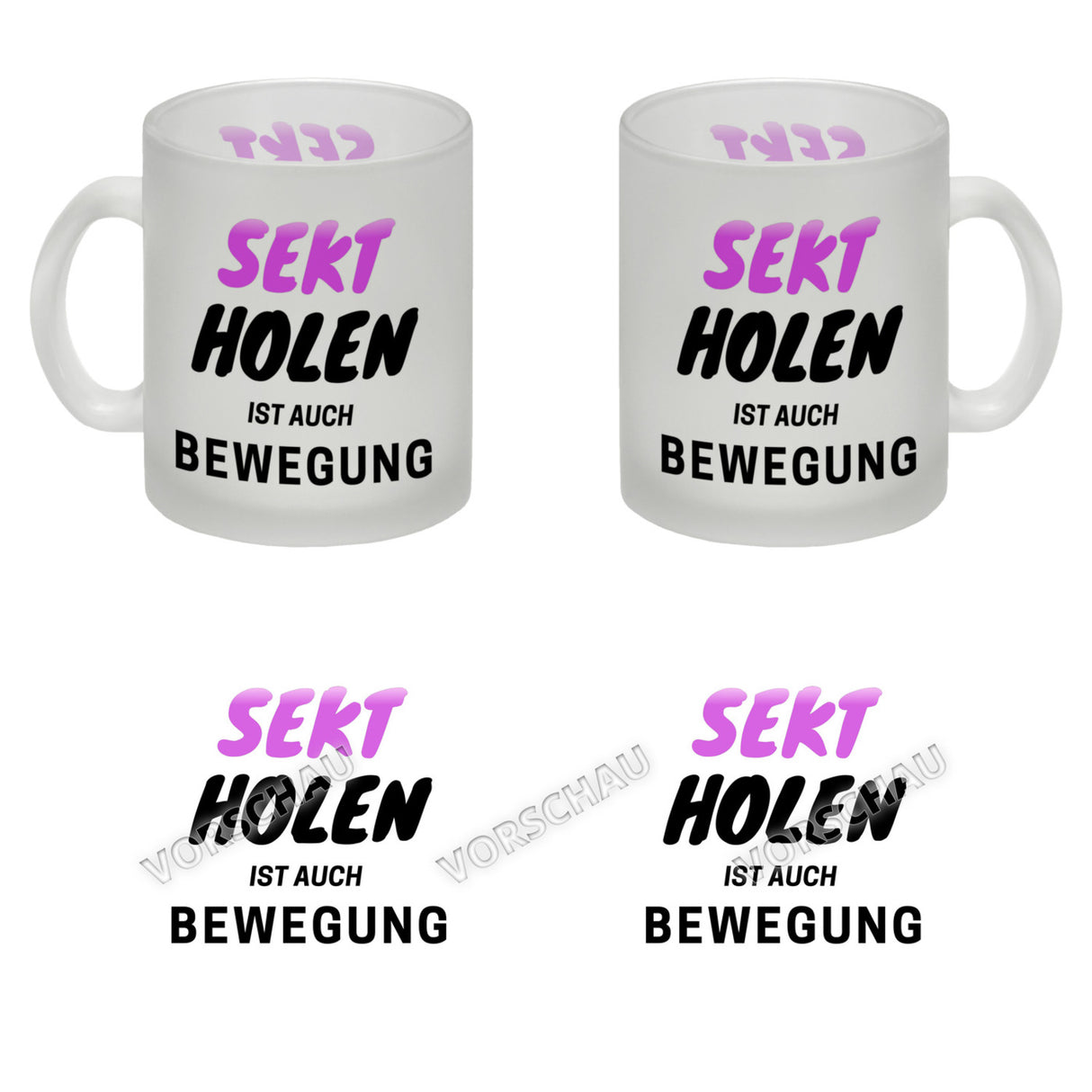 Bier Kaffeebecher mit Spruch - Bier holen ist auch Bewegung