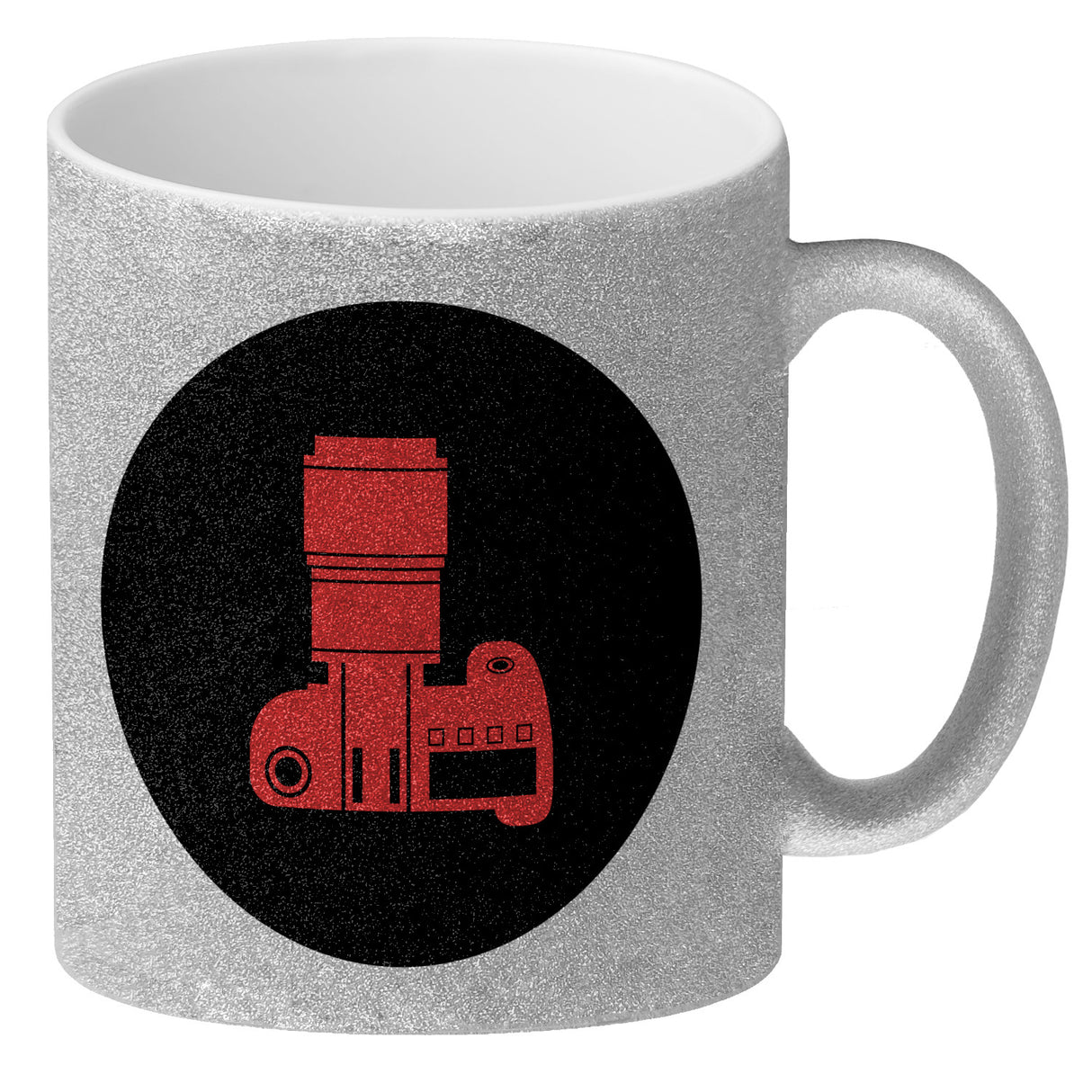 Fotografie Kaffeebecher mit Kamera Motiv