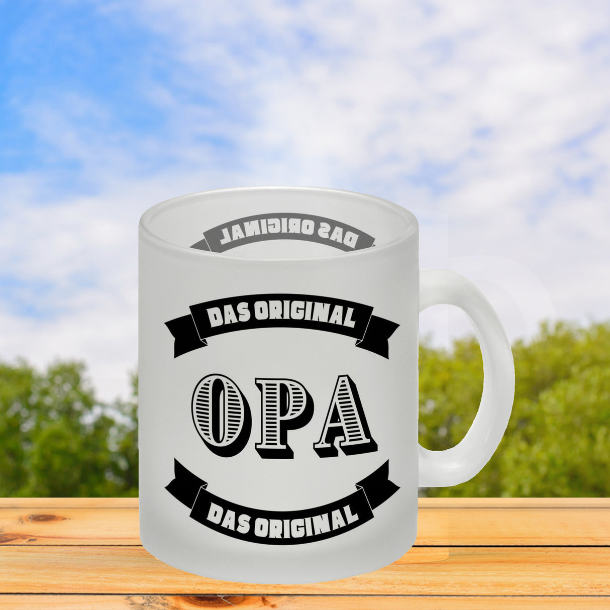 Papa Kaffeebecher mit Spruch Papa Das Original