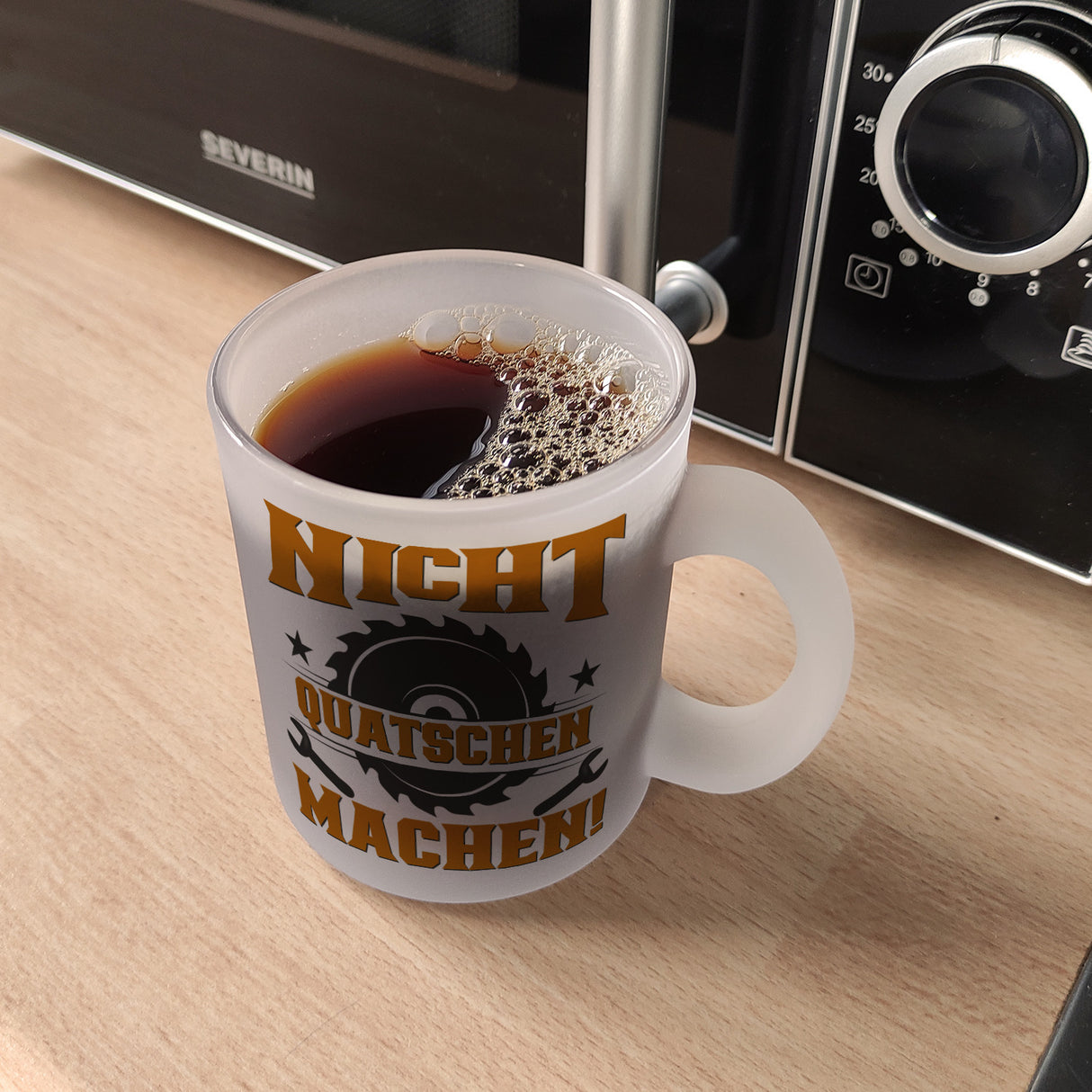Nicht Quatschen. Machen! Kaffeebecher für Heimwerker