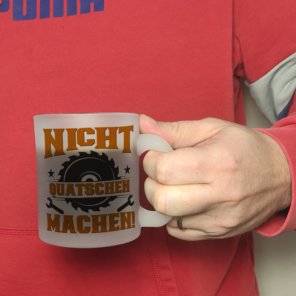 Nicht Quatschen. Machen! Kaffeebecher für Heimwerker