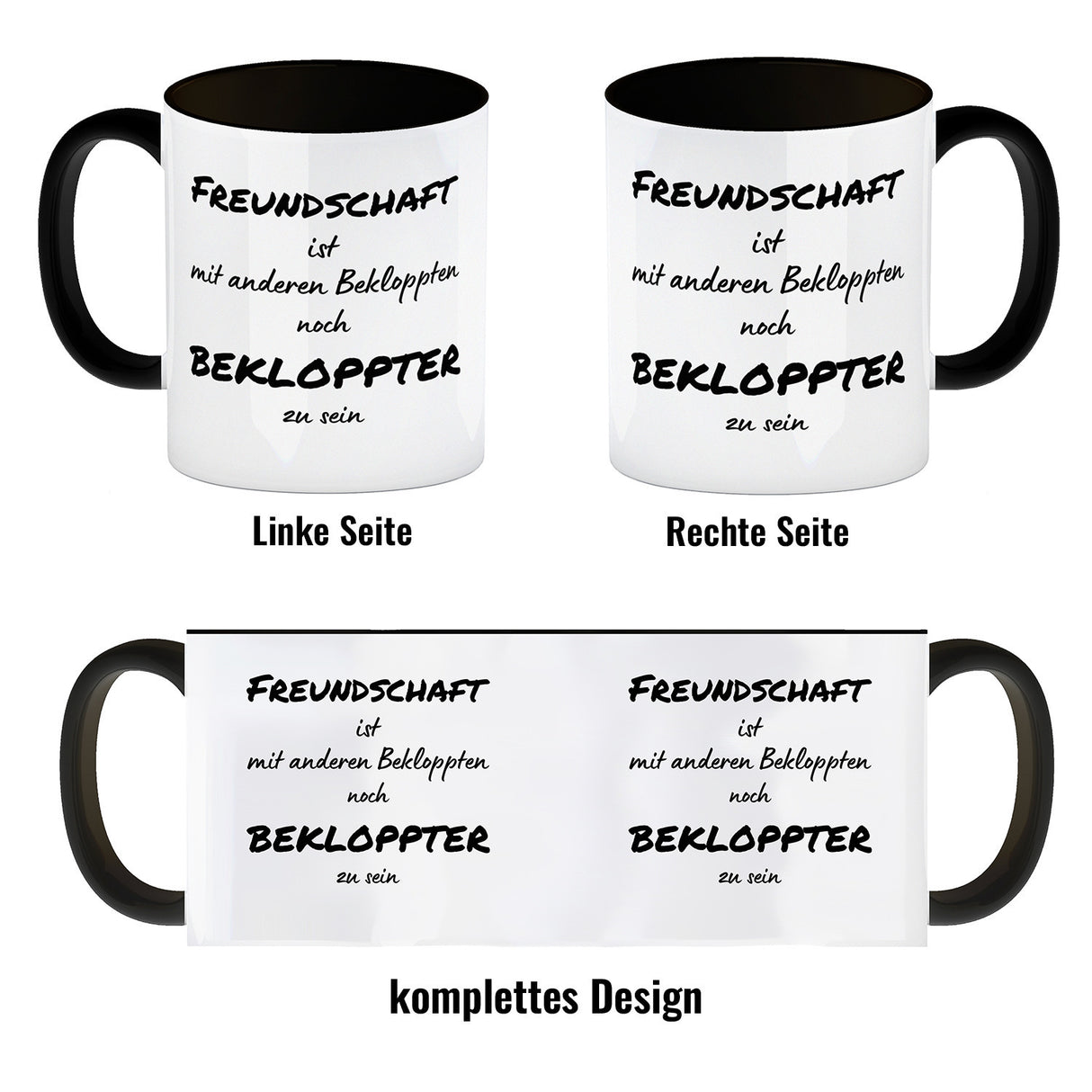 Freundschaft Kaffeebecher mit Spruch
